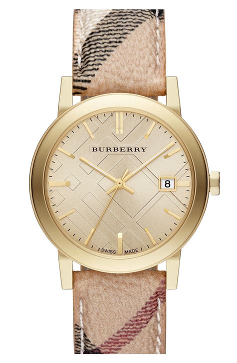 burberry gold watches|burberry gold watch nordstrom.